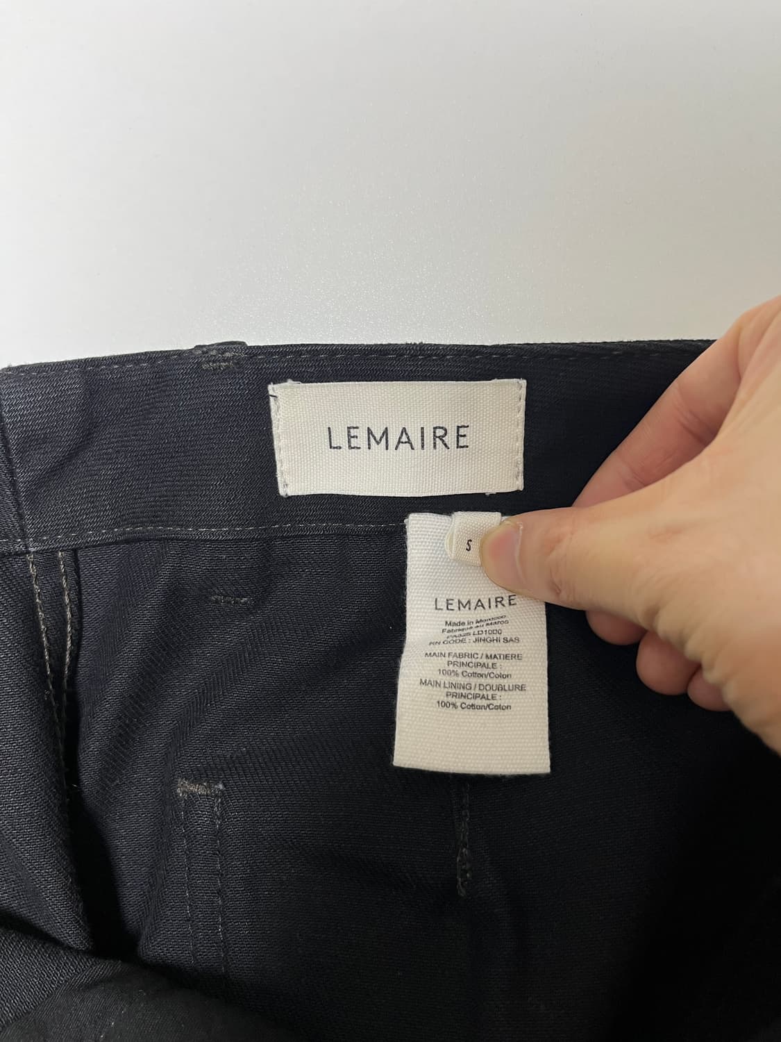 르메르 벨티드 트위스트 데님 상품이미지5