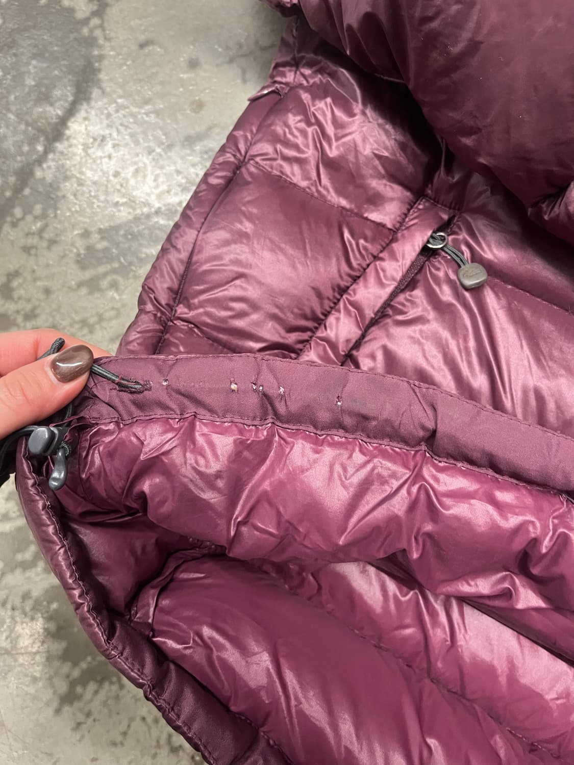 노스페이스 700 패딩 딥퍼플 L 100 상품이미지8