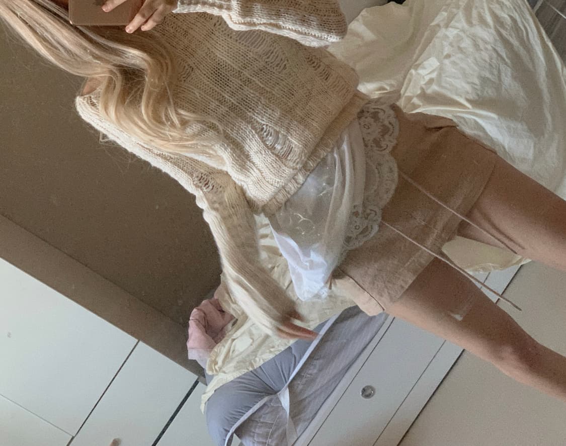 일본빈티지 빈티지 니트 빈티지 스커트 빈티지 나시 페어리 사와코 하구미 상품이미지10