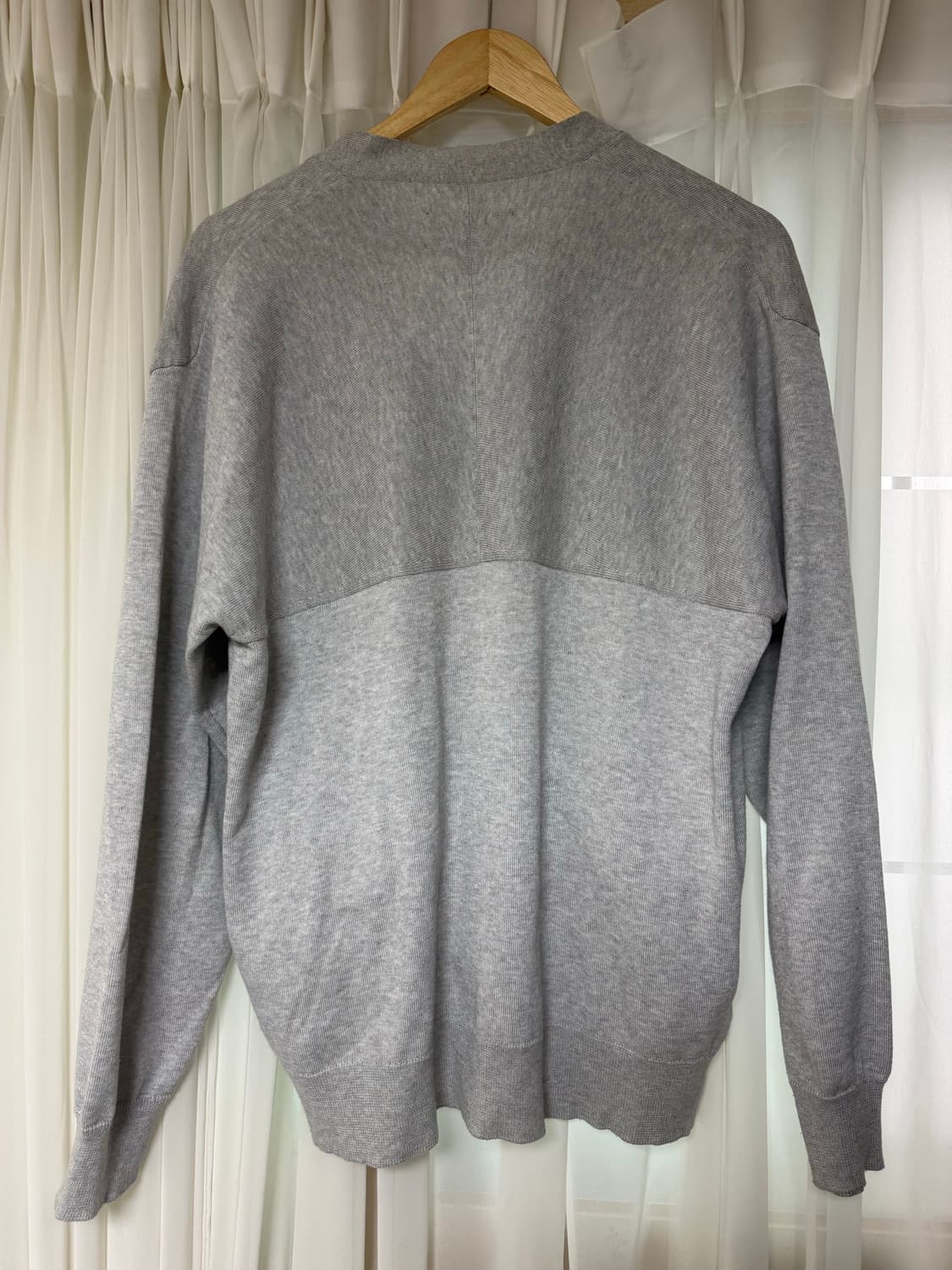 나나미카 가디건 그레이 L 상품이미지2