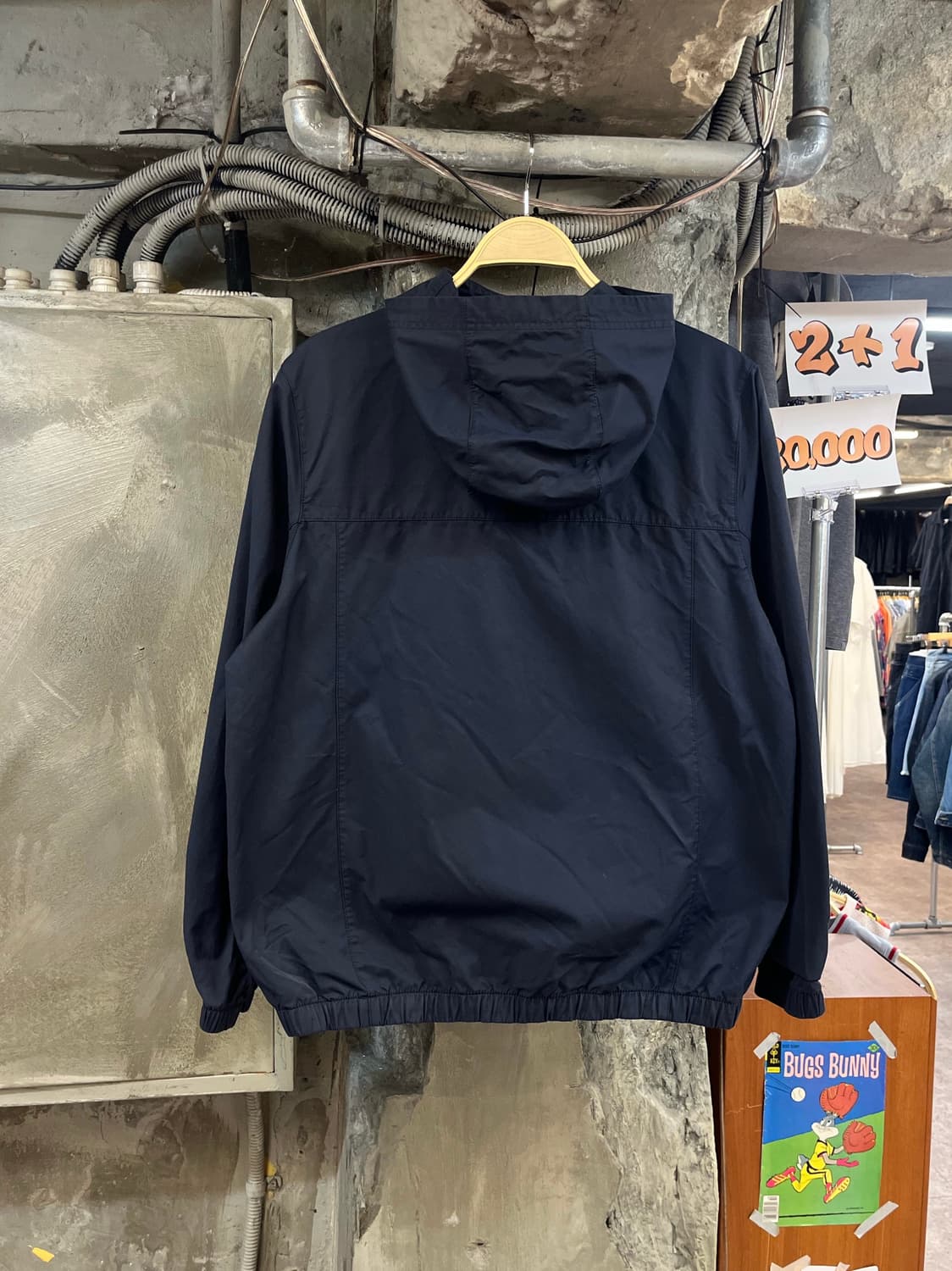 나이키 반집업 후드 아노락 블랙 L #csz4067 상품이미지2