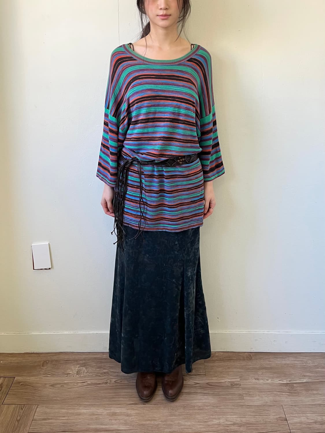 LEPSIM 오로라 벨벳 스커트 상품이미지8