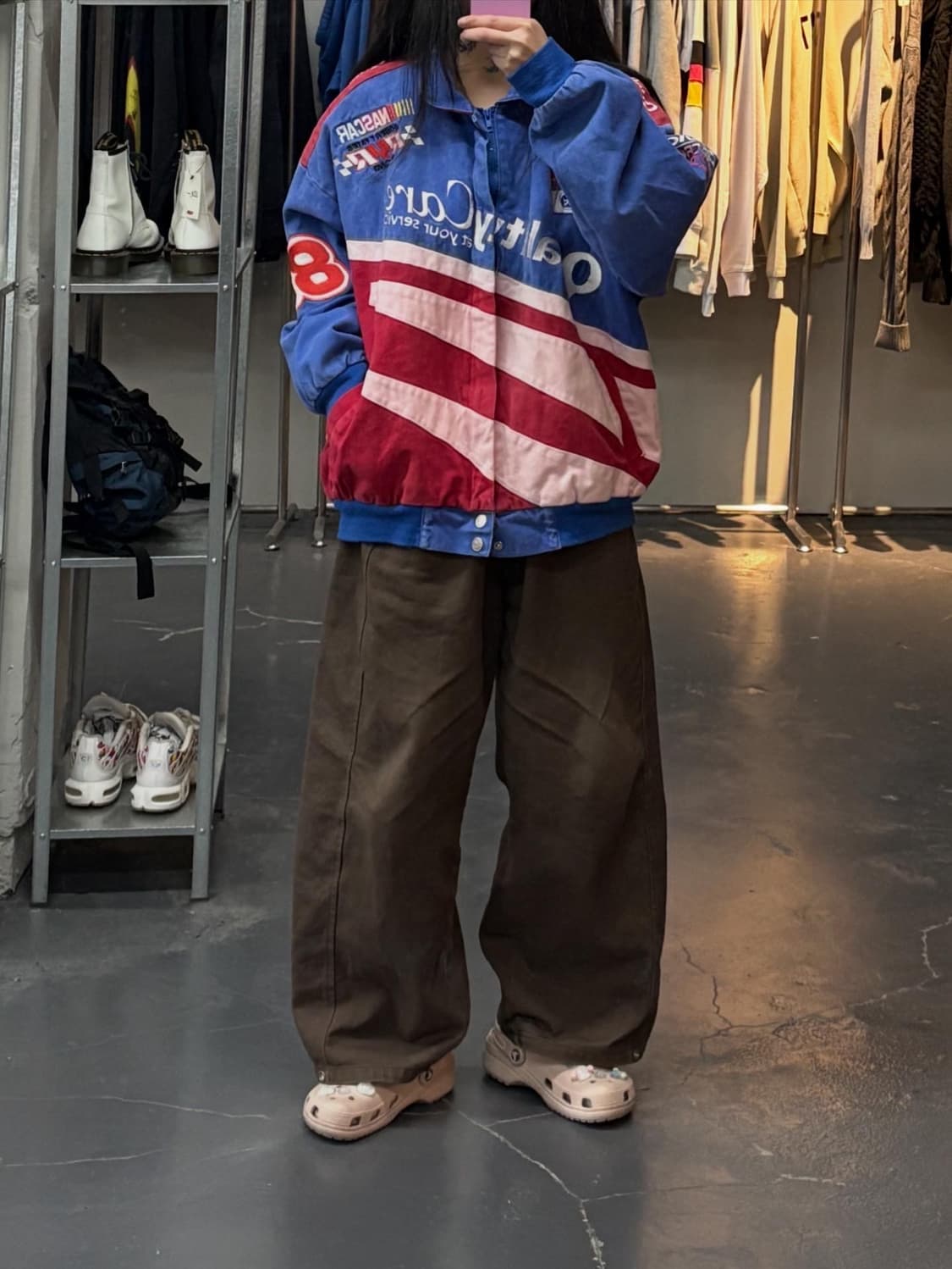 HASE 빈티지 90s 포드 레이싱 자켓 A2877 상품이미지1