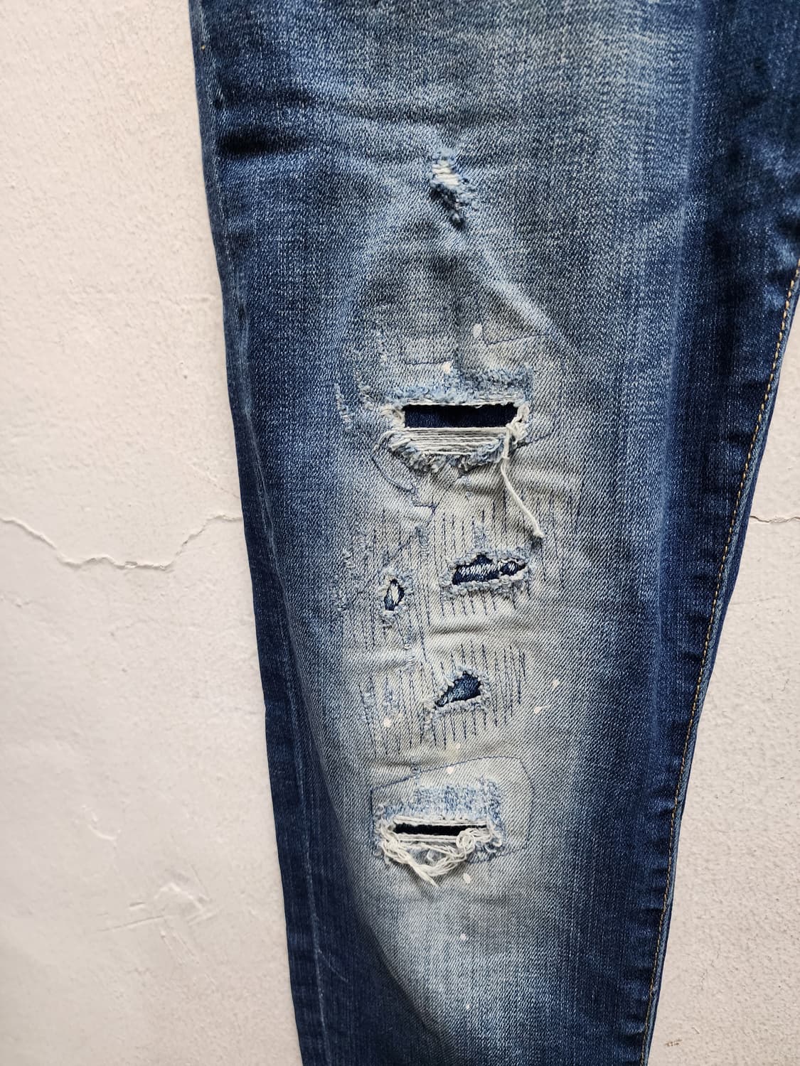 Dsquared2 패치워크 데님 청바지..  상품이미지6