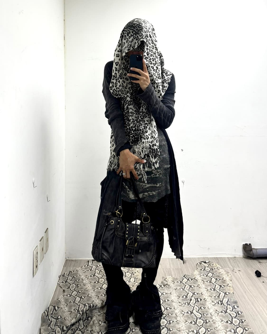 “Renoma” 00’s Pinterest Buckle&Stud Deta 상품이미지8