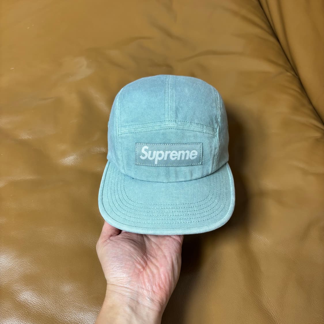 Supreme 슈프림 데님 민트 캠프캡 모자 (Denim Mint) 상품이미지2
