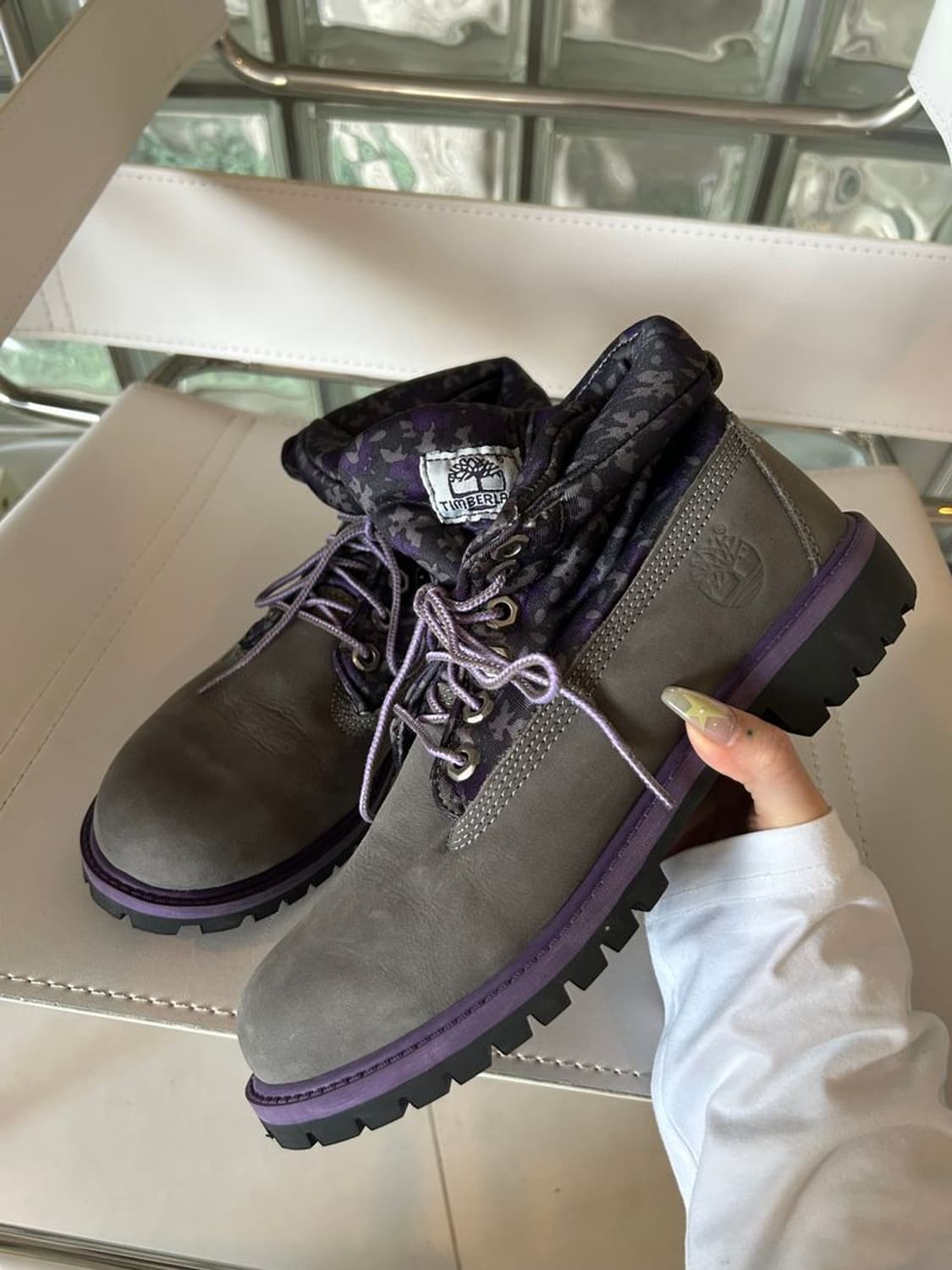 CAMO LACE UP BOOTS 카모 레이스업 부츠 상품이미지1