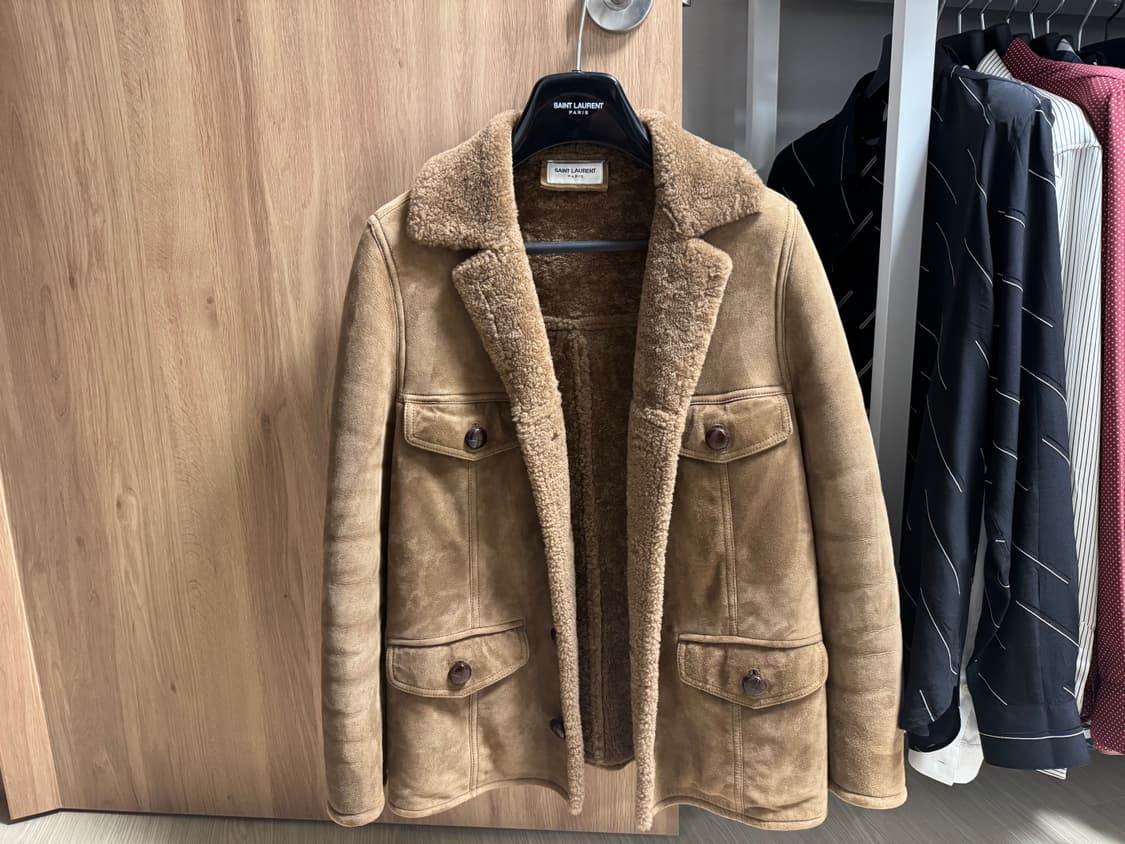 생로랑 20fw 시어링 자켓 48사이즈 상품이미지1