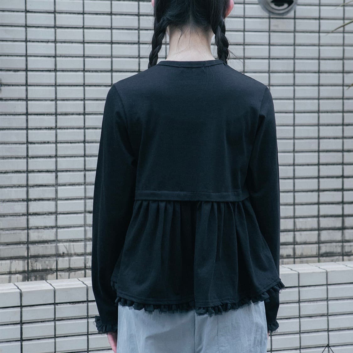 [OHESHIO] frill long t-shirt 상품이미지3