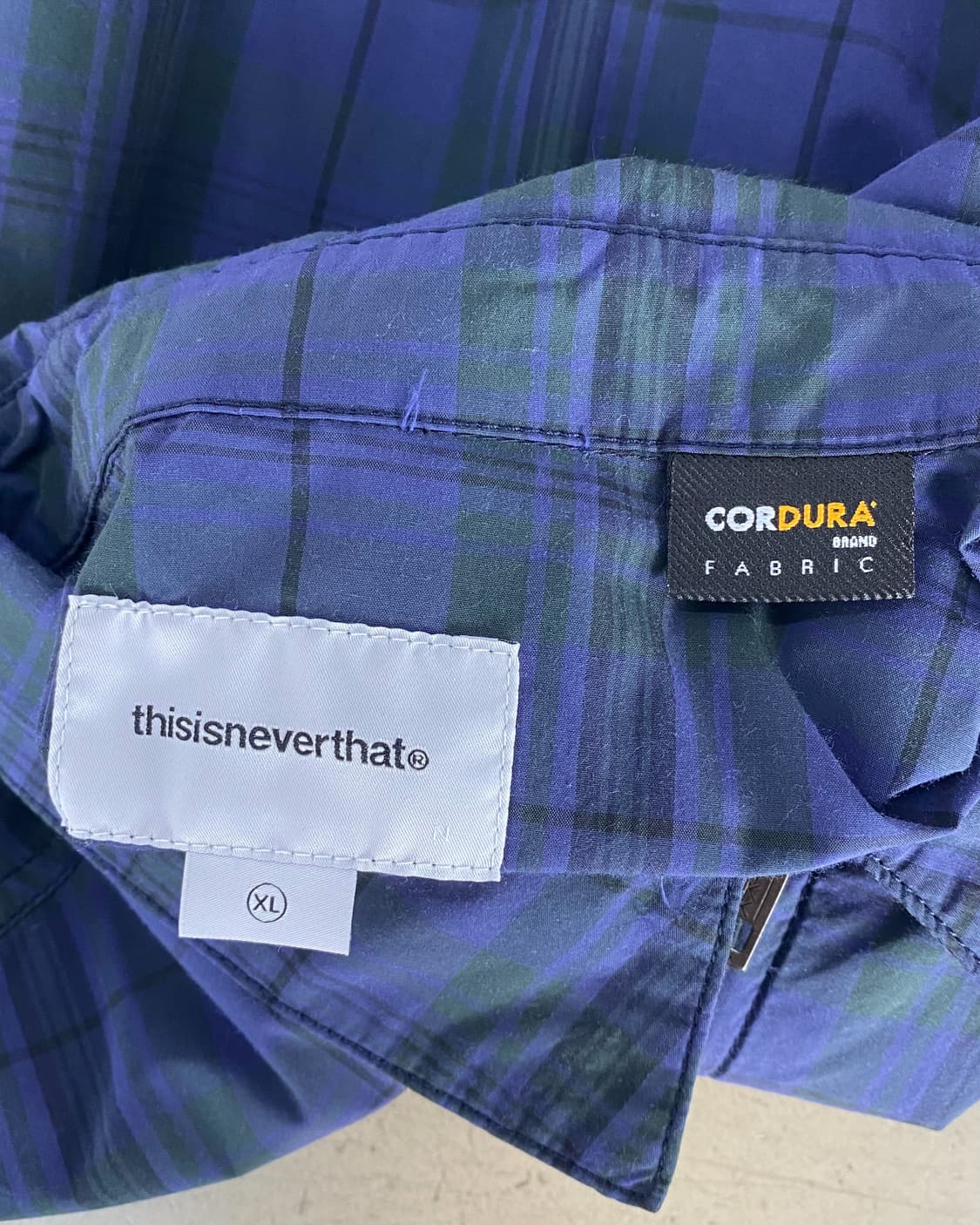 디스이즈네버댓 21F/W 코듀라 체크 스윙탑 자켓 상품이미지8