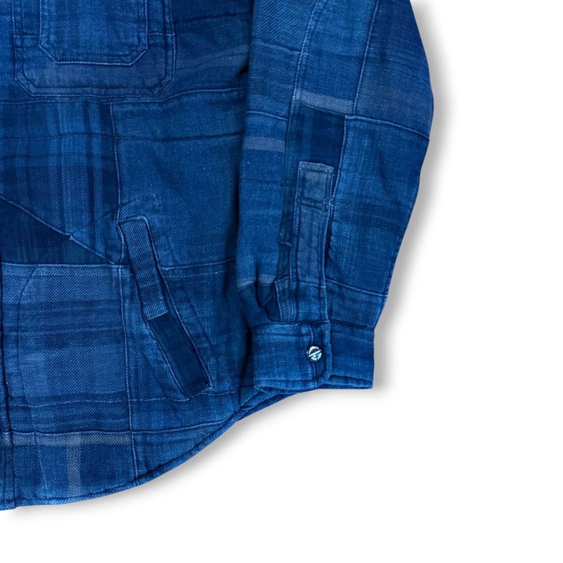 폴로랄프로렌 인디고 패치워크 셔츠 자켓 상품이미지3