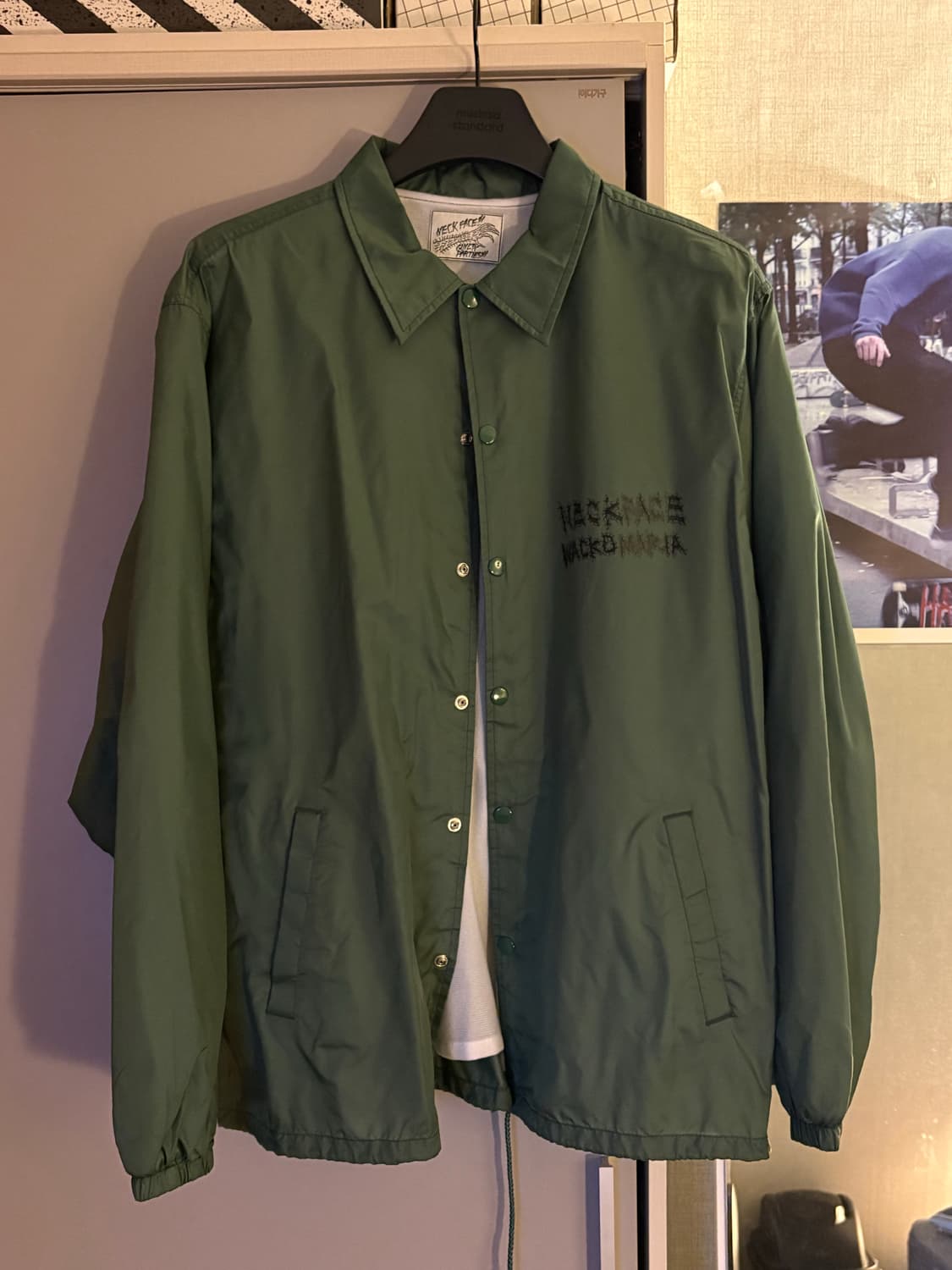 와코마리아 넥페이스 코치자켓 상품이미지1