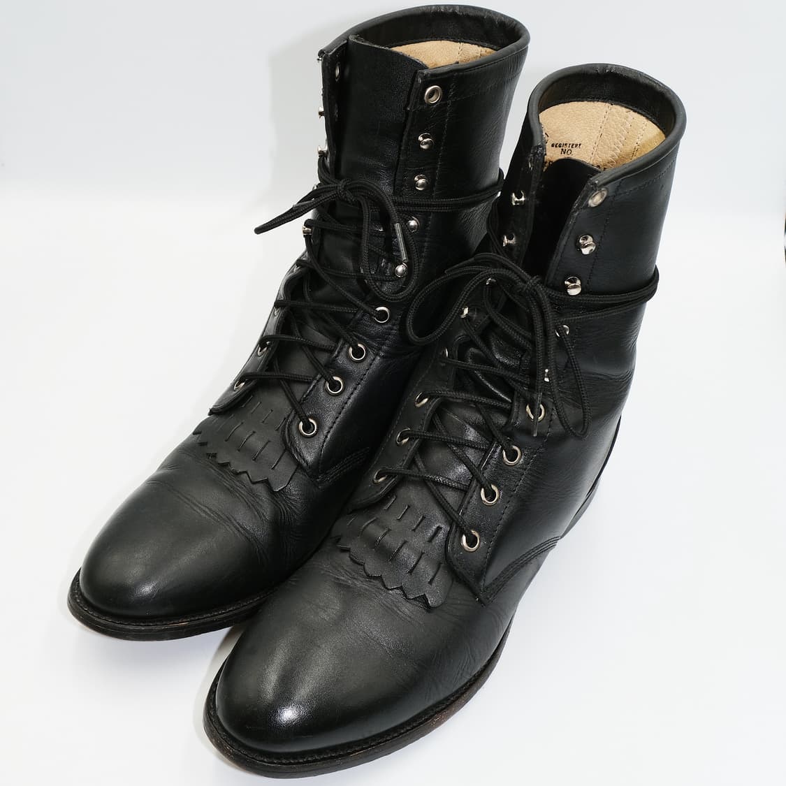 저스틴(Justin) 9홀 레이스업 레더 부츠 9EE(270)사이즈 BT 상품이미지5