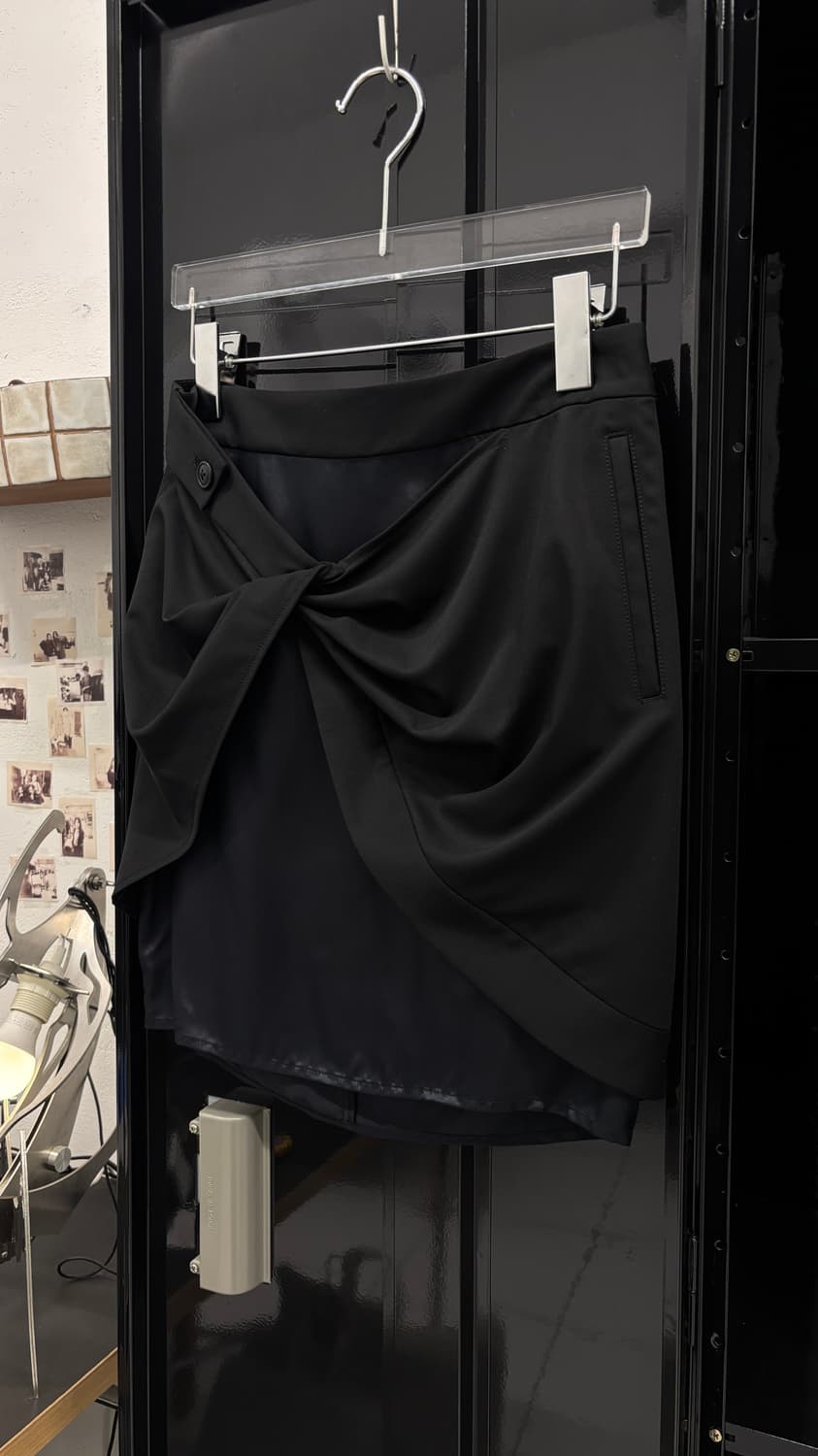 HELMUT LANG draped mini skirt 상품이미지2