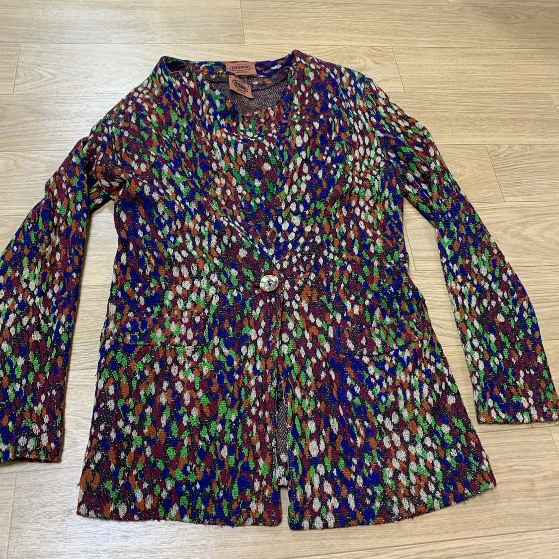 S)Missoni 미쏘니 90s 자카드 니트 자켓 셋업(55추천) 상품이미지1