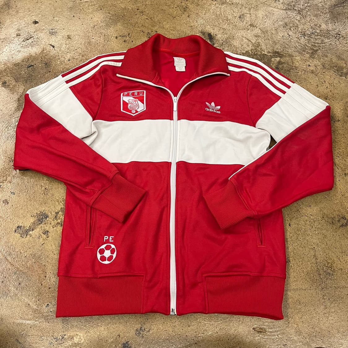아디다스 페루 레드 져지 트랙탑 95 상품이미지2