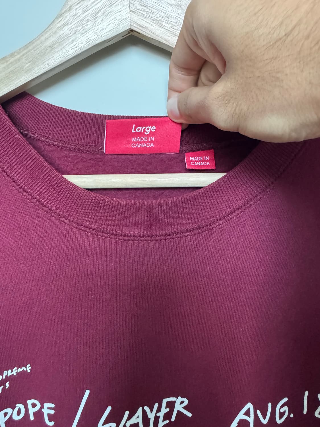 슈프림 안티히어로 맨투맨 상품이미지3