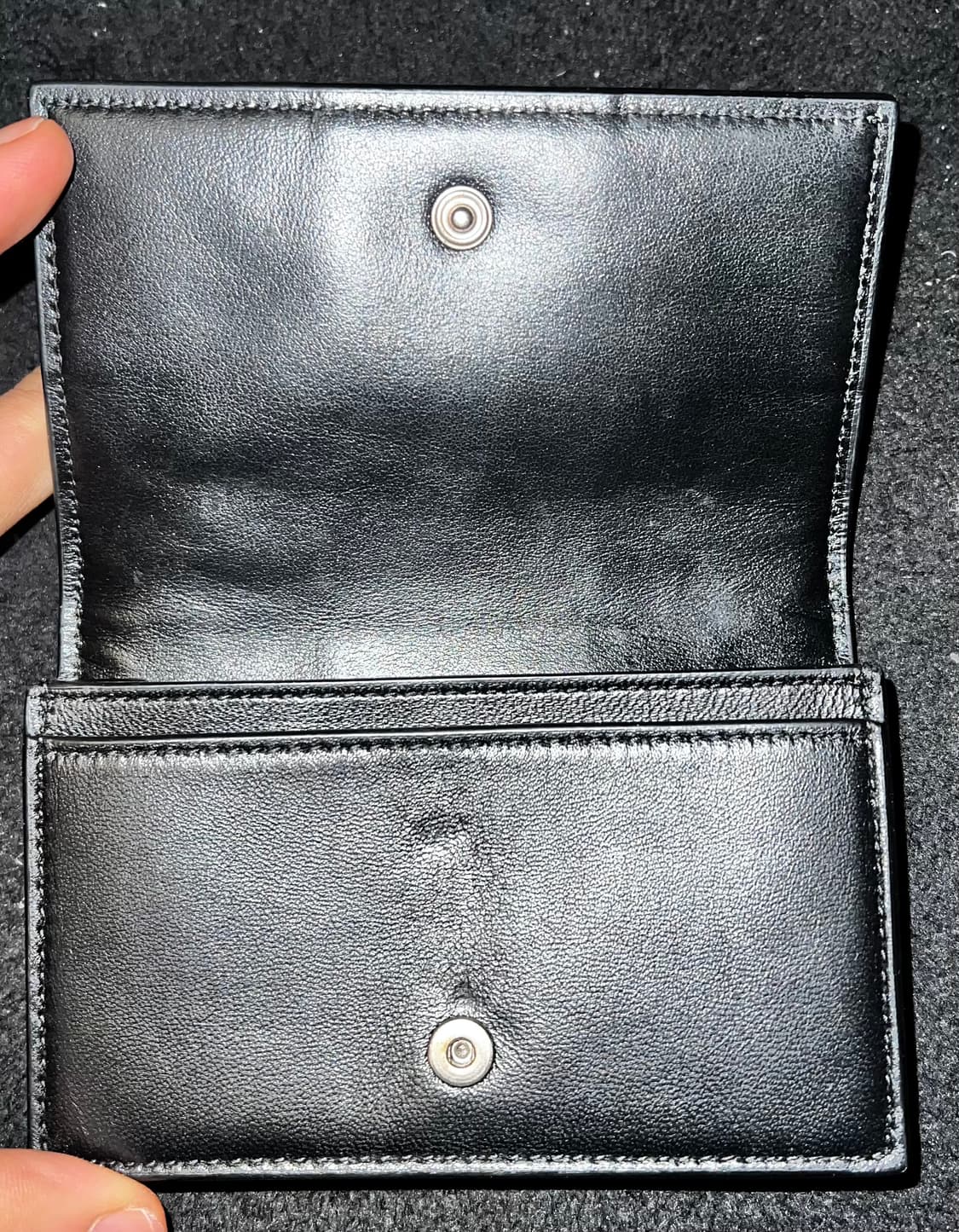 보테가 베네타 비즈니스 카드 케이스 블랙 상품이미지3