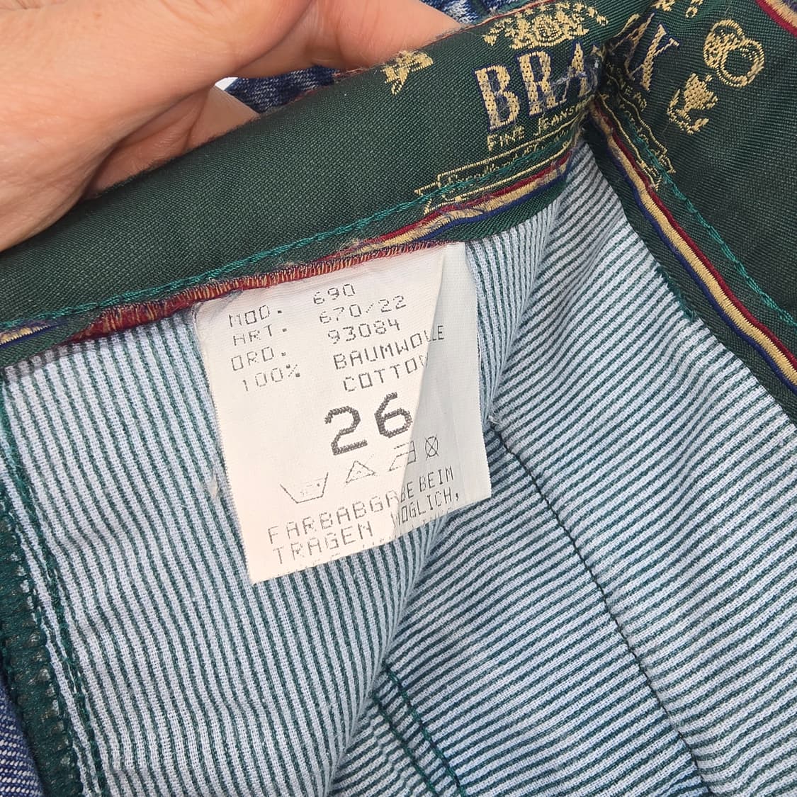 브락스 유럽 감성 클래식 데님 팬츠 XL 36 상품이미지10