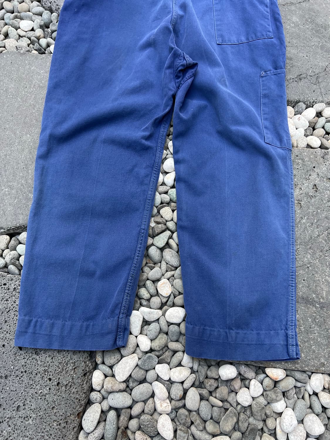 FADED BLUE REPAIR MARK OLD 빈티지프렌치워크팬츠 상품이미지10