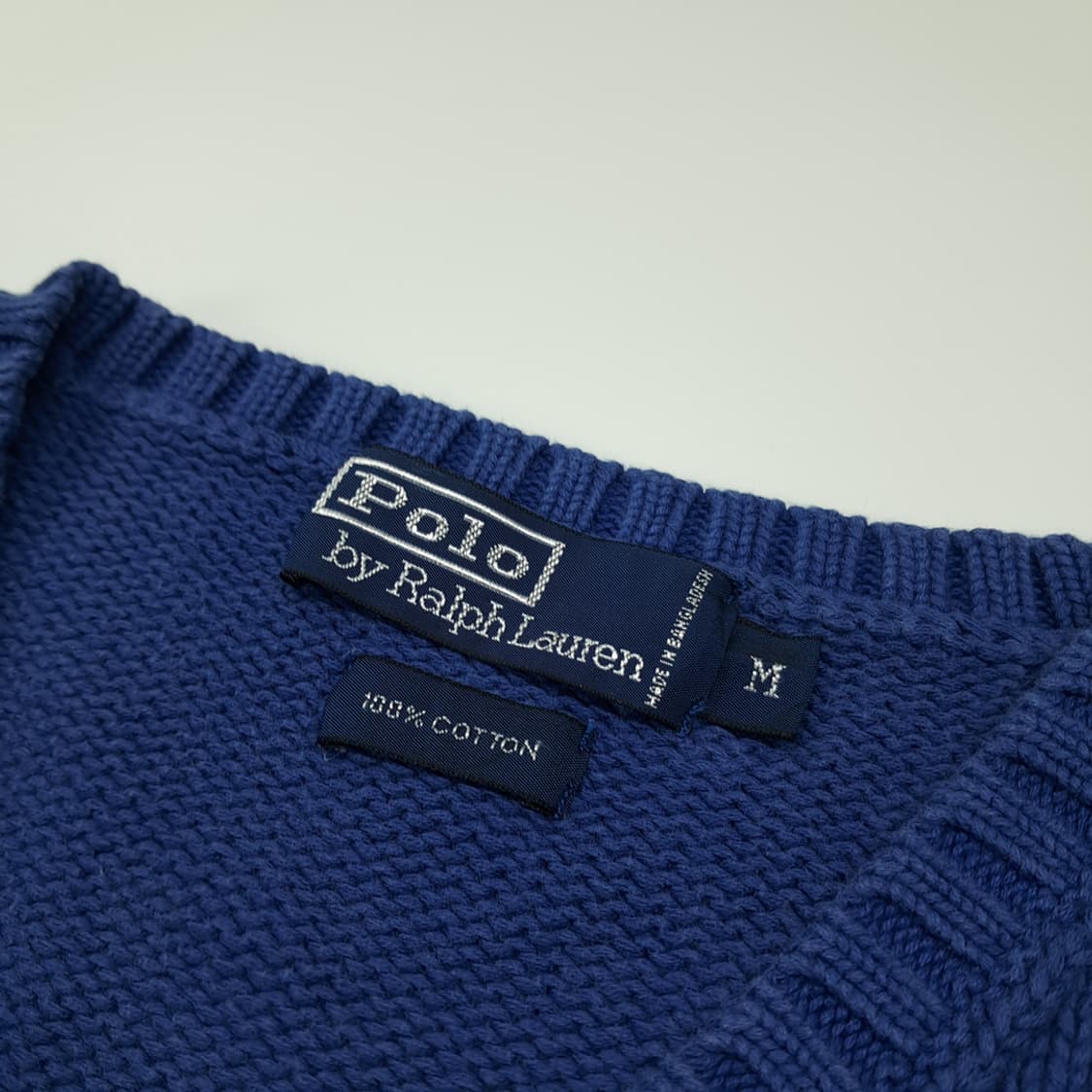 CL154 M 폴로랄프로렌 코튼 니트 베스트 상품이미지3