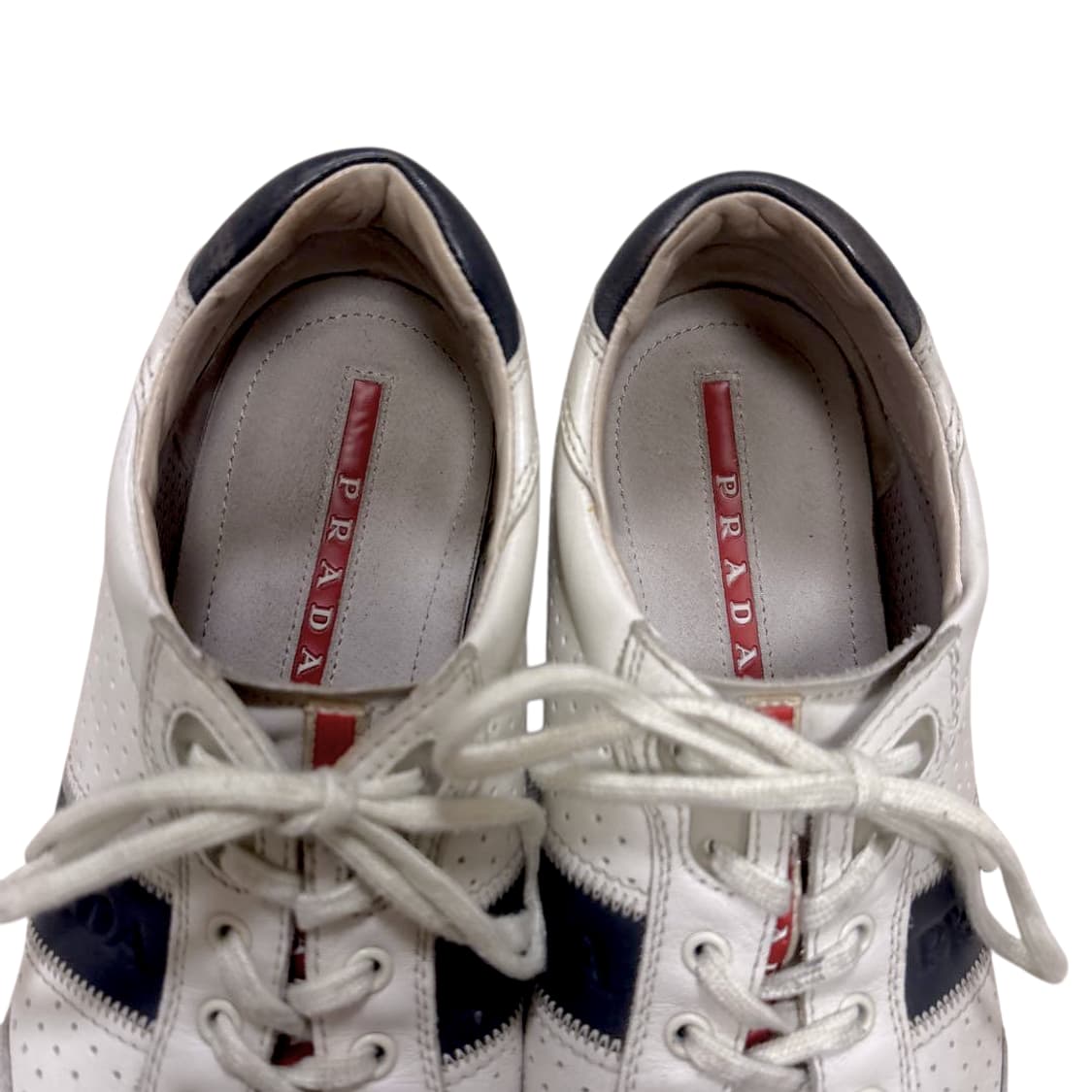프라다 스포츠 아카이브 레더 펀칭 스니커즈 상품이미지4