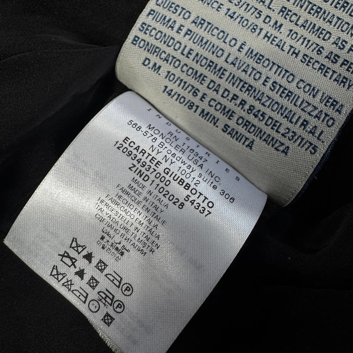 몽클레어 버튼업 다운 패딩 상품이미지5