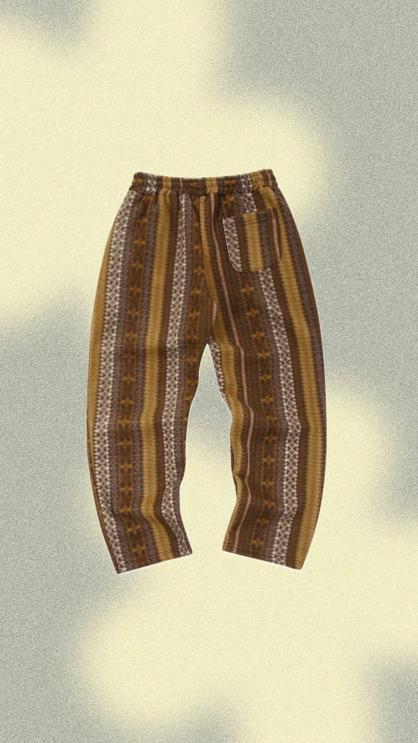 플리스 스트링 팬츠 상품이미지2