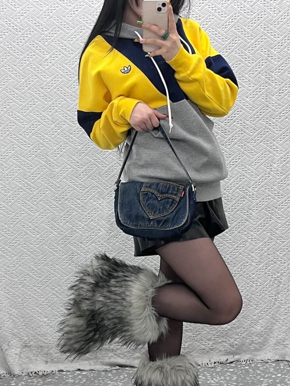 리바이스 올드스쿨 빈티지 레트로 데님 숄더백 호보백 C09606 상품이미지2