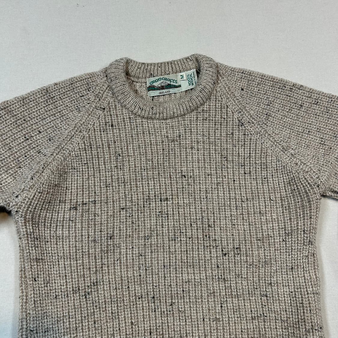 M) Aran Crafts 아란크래프트 피셔맨 울 니트 스웨터 상품이미지3