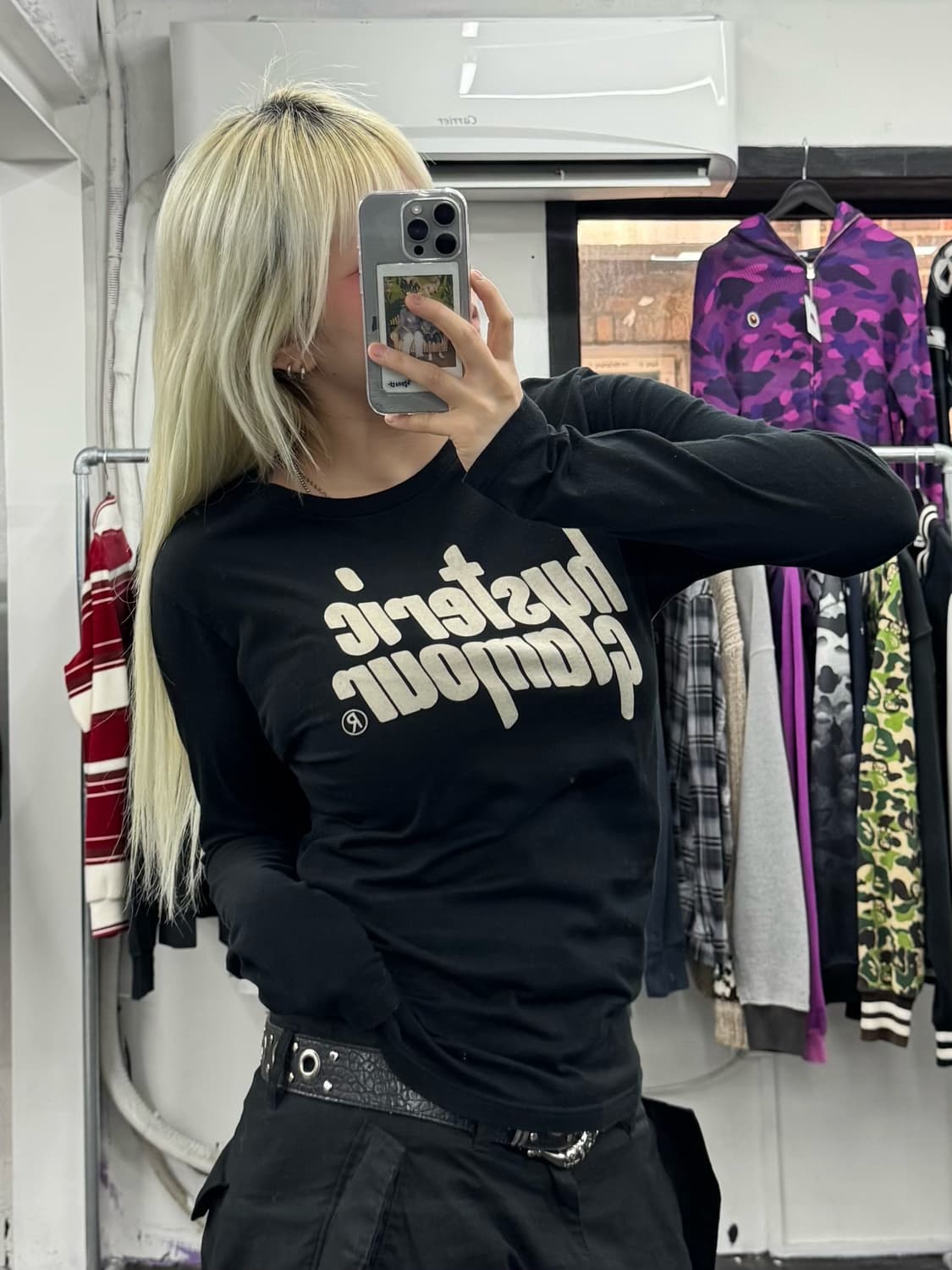 히스테릭 글래머 히스걸 롱슬리브 상품이미지4