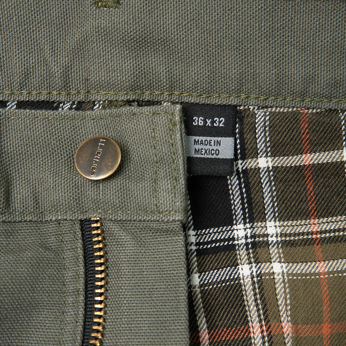 [36] 칼하트 B111 MOS 플란넬 라이닝 싱글니 카펜터 팬츠  상품이미지7