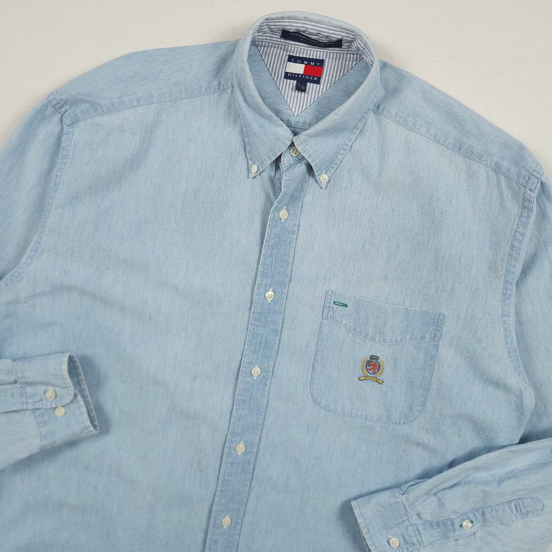 2XL(110) 타미 힐피거 샴브레이 셔츠 상품이미지1