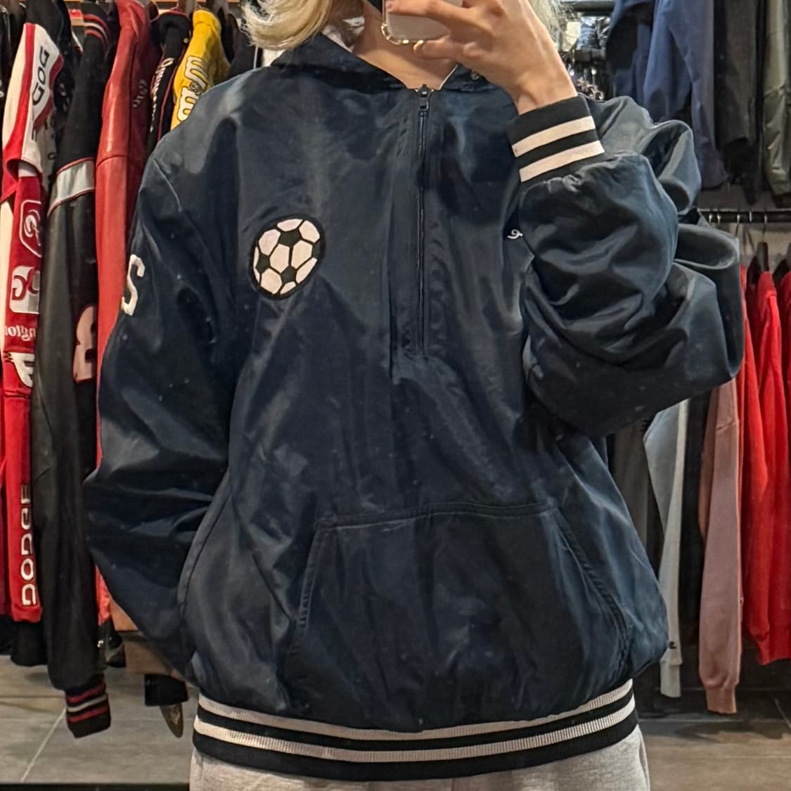 [NO.9]vtg 네이비 바람막이 상품이미지2