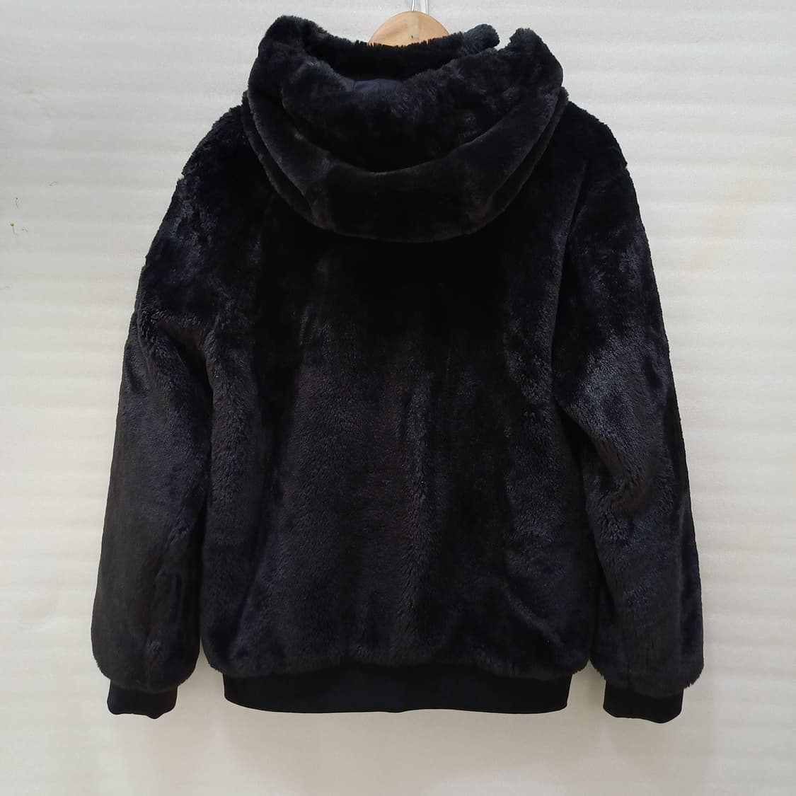 내셔널지오그래픽 페이크퍼 후드 풀집업 자켓 여성 L 거의새것 사랑봉봉 상품이미지2