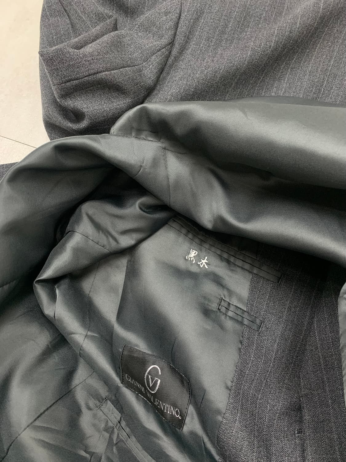 갈기니 발렌티노 그레이 블레이저 #325 상품이미지4