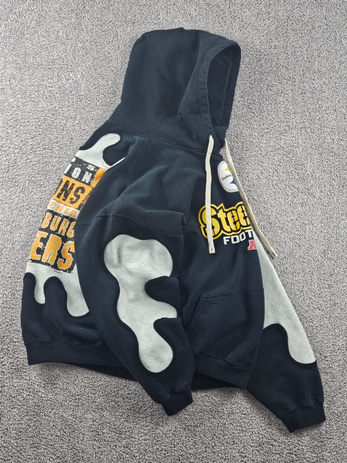 1995 NLF 피츠버그 스틸러스 커스텀 후드 티셔츠(2XL)/11242 상품이미지5