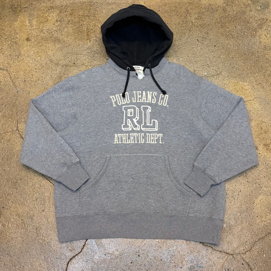 90s 미국 빈티지 폴로랄프로렌 폴로진 빅로고 후드티 상품이미지1