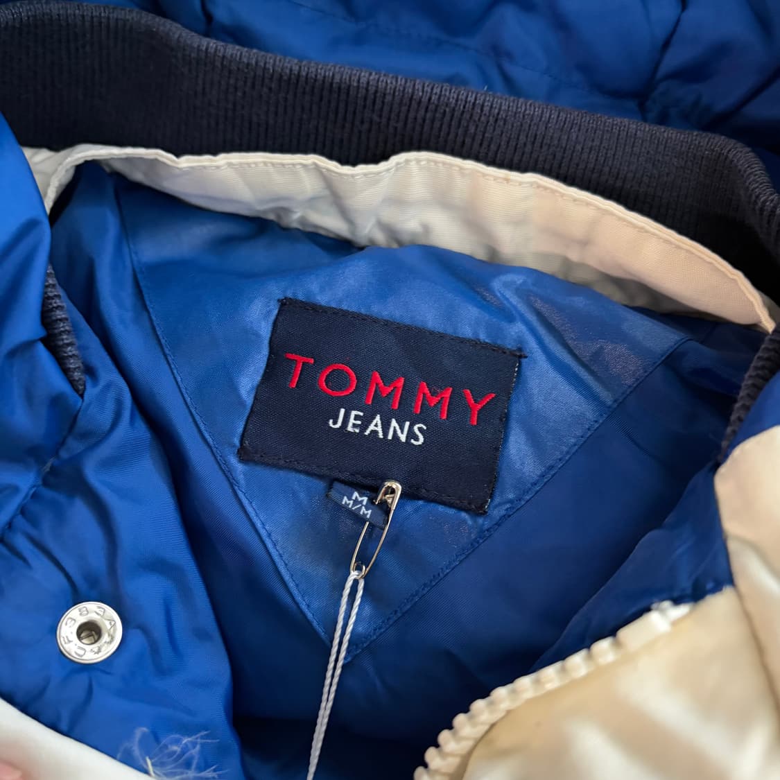 90s 타미힐피거 진스 빈티지 패딩 M 상품이미지5