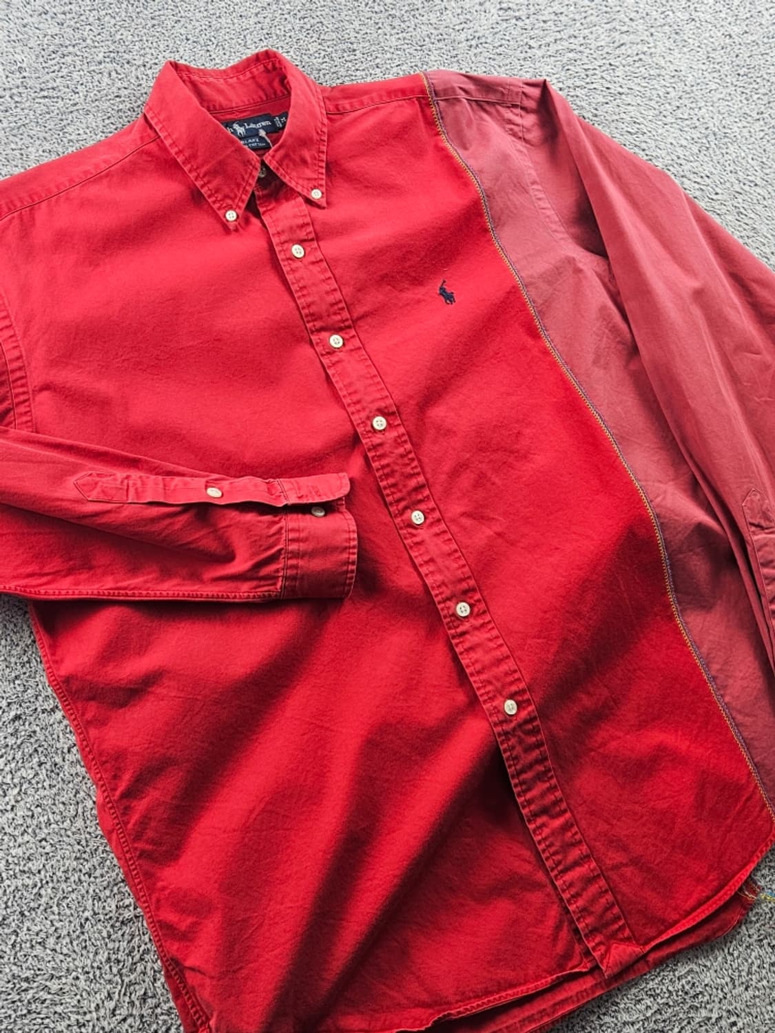 폴로랄프로렌 레이어 컷 언밸런스 커스텀 셔츠 ( M ) / 10984 상품이미지6