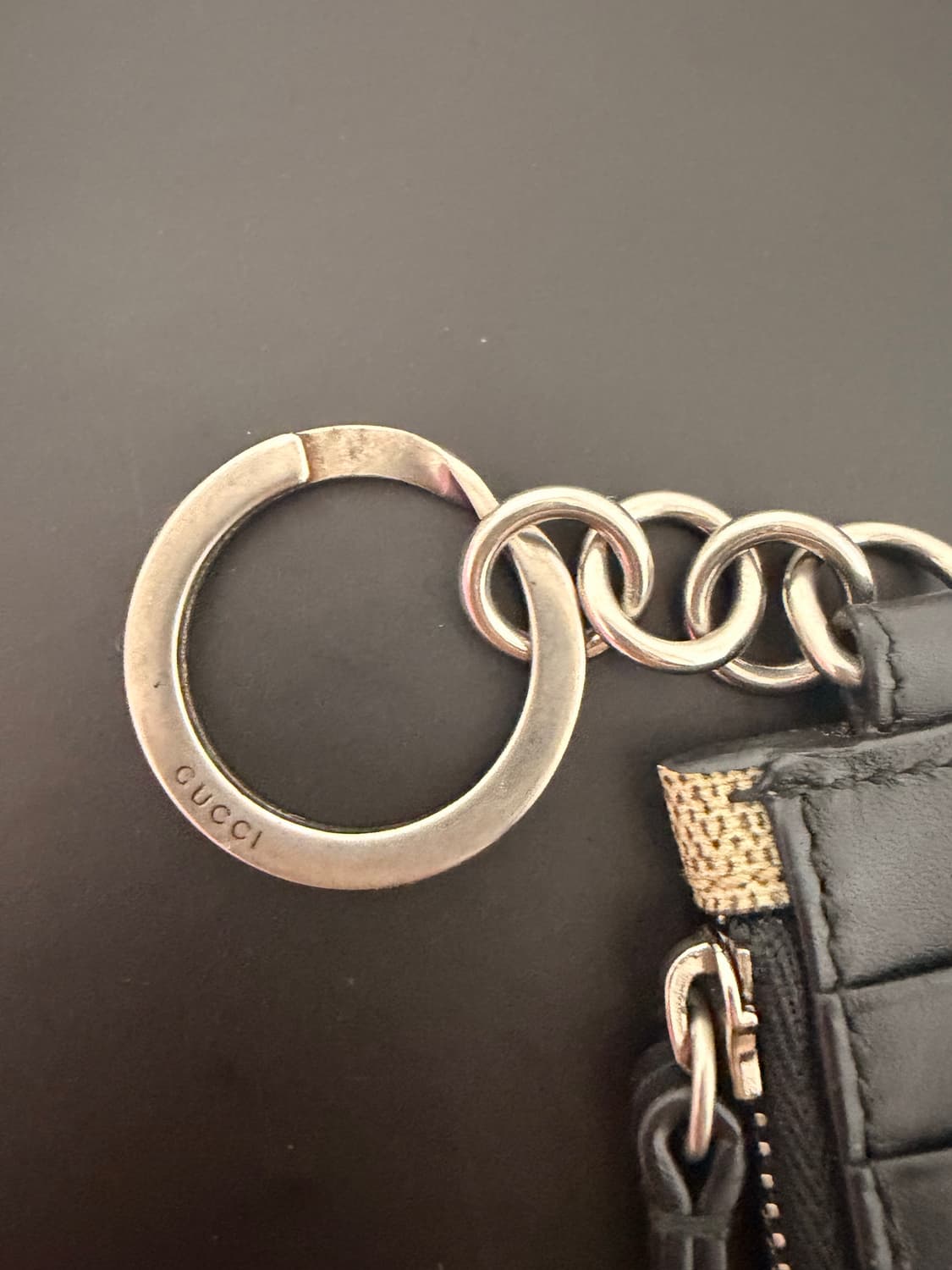 구찌 슈프림 모노그램 킹스네이크 카드지갑 상품이미지5