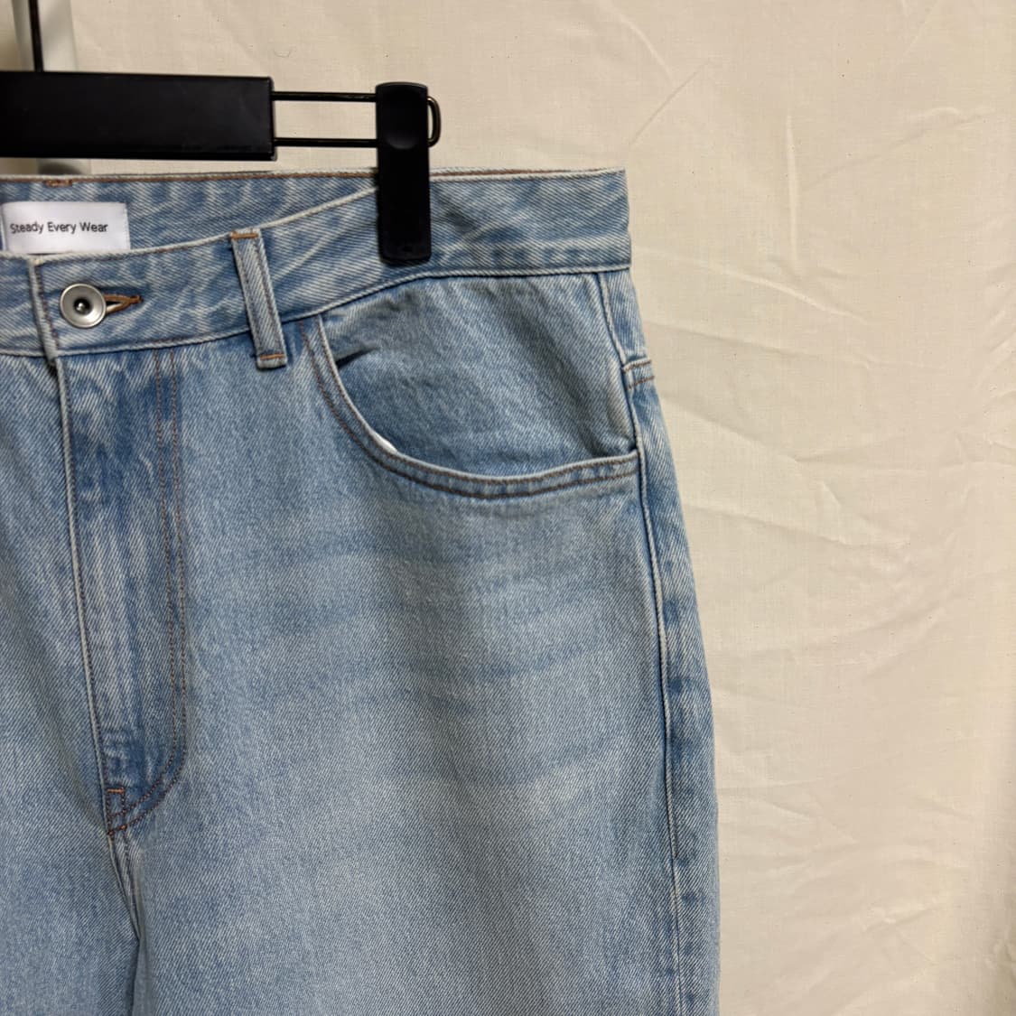 스테디에브리웨어 릴렉스트 데님 팬츠 / 라이트블루, 34 상품이미지5