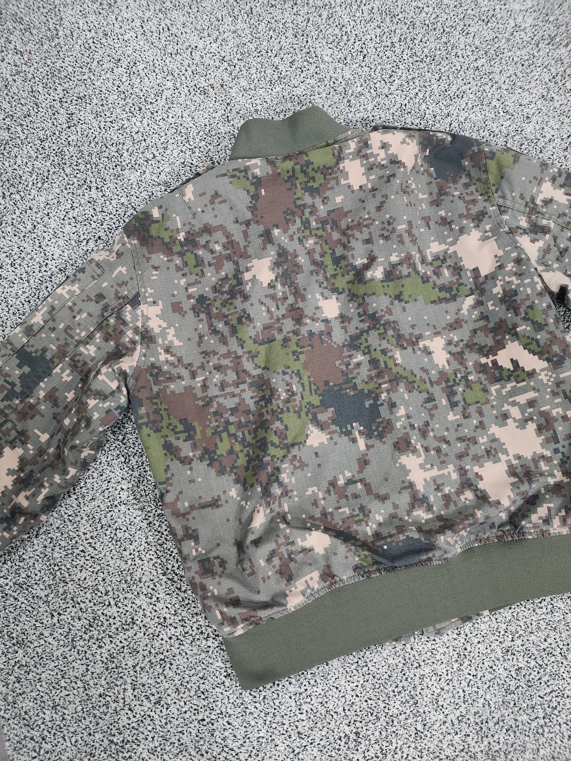 밀리터리 디지털 카모 전차병 점퍼 상태좋음 상품이미지5