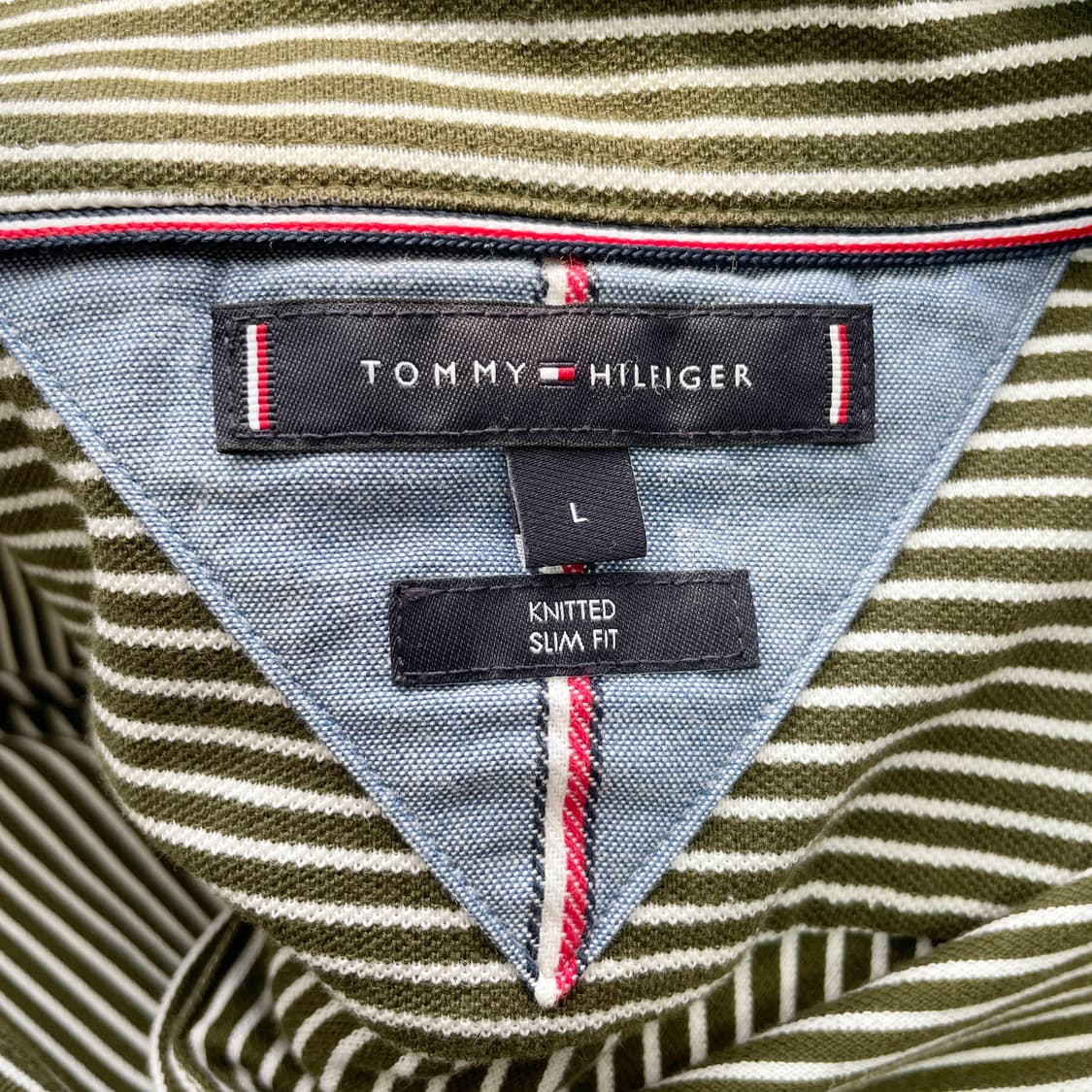 C2 타미힐피거 스트라이프 셔츠 L사이즈 상품이미지5
