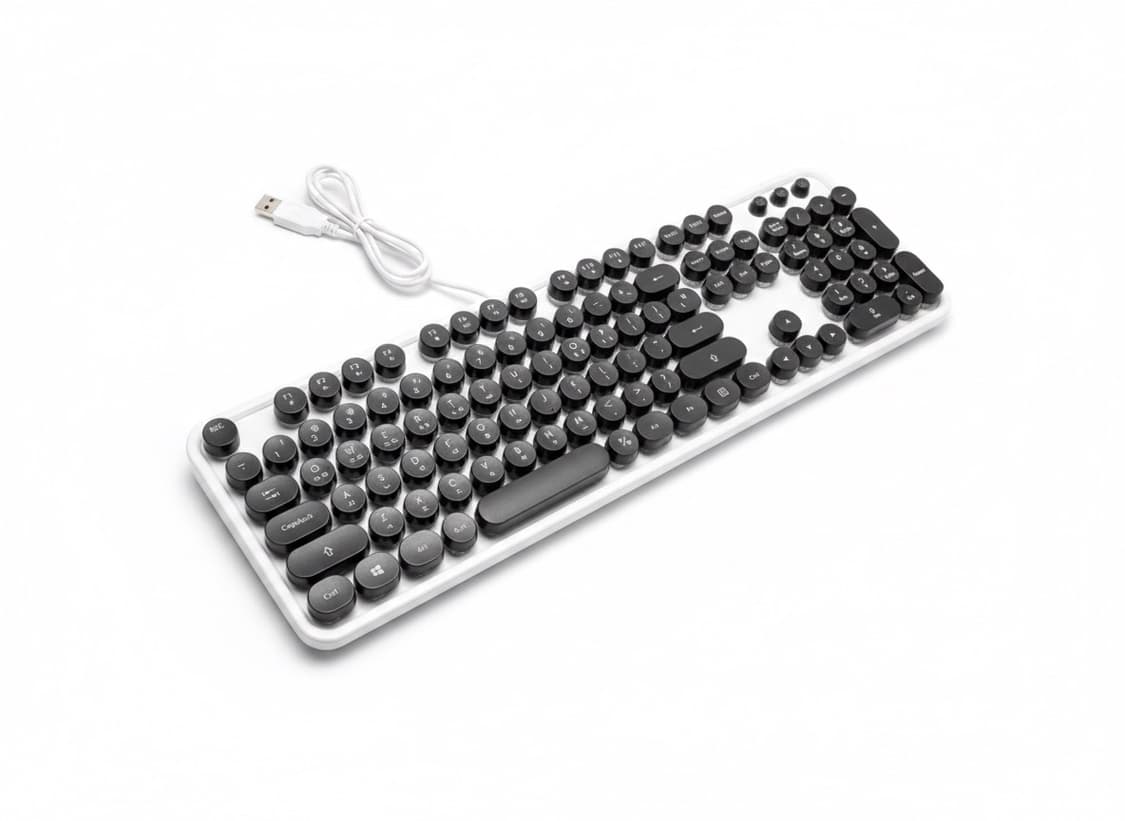 🖥️ actto KBD-47 레트로  감성 유선 키보드 판매합니다 상품이미지1