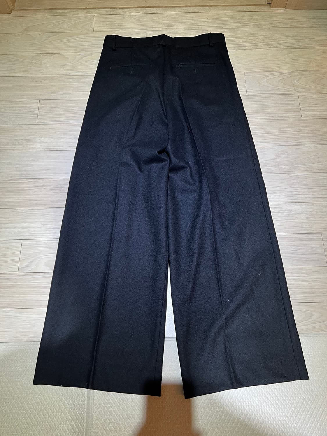 퓨에르/ 마티스 플란넬 트라우저 슬랙스 블랙 팬츠 / m 상품이미지8