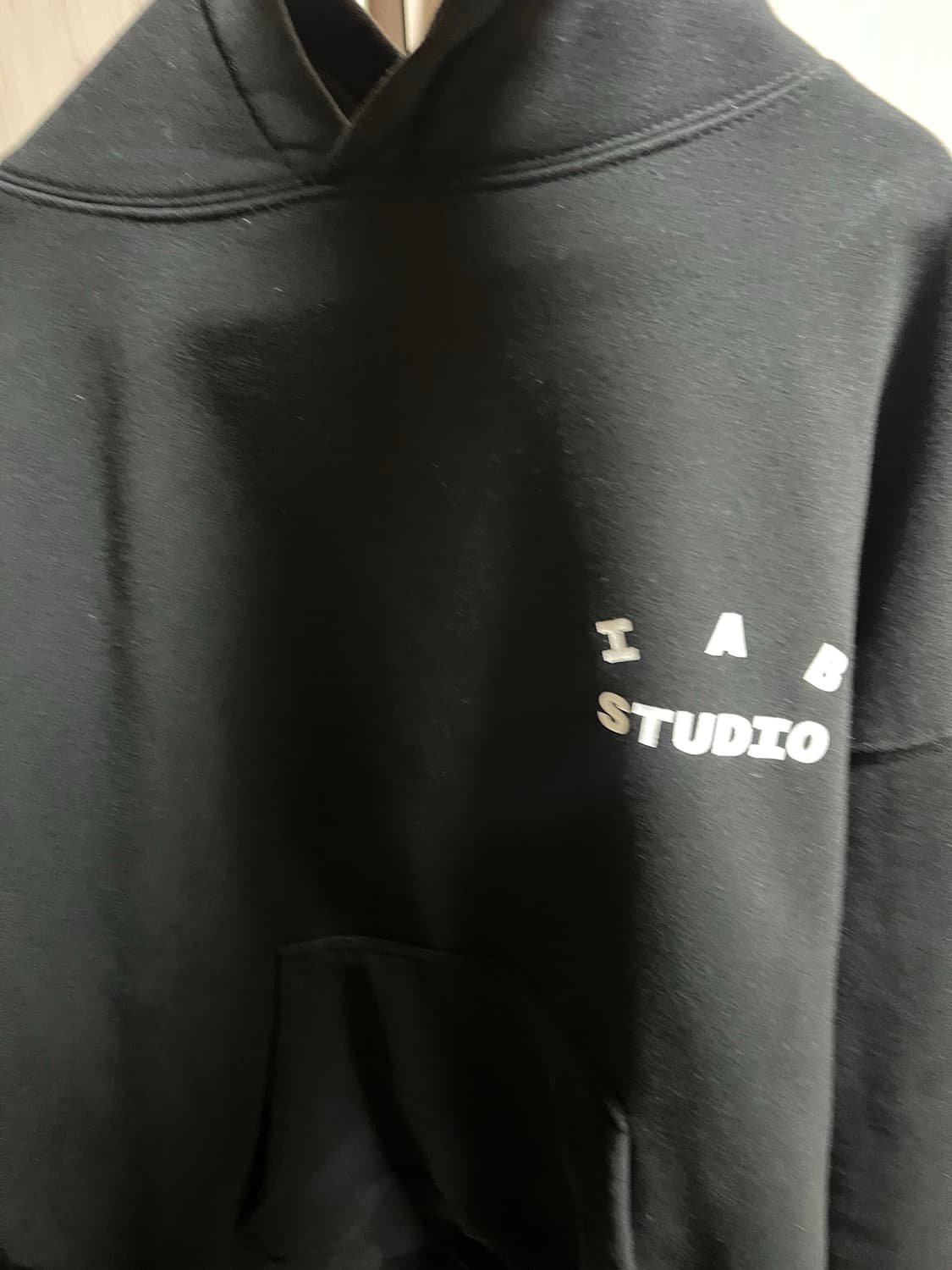 (정품)아이앱 스튜디오 후드티 블랙XL 상품이미지2