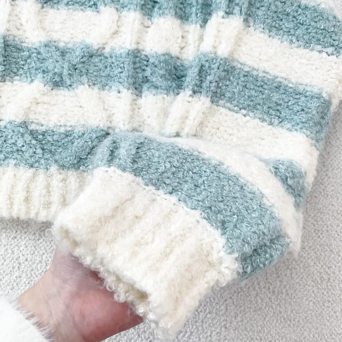 리즈리사 베이비블루 리본 스트라이프nt 상품이미지3