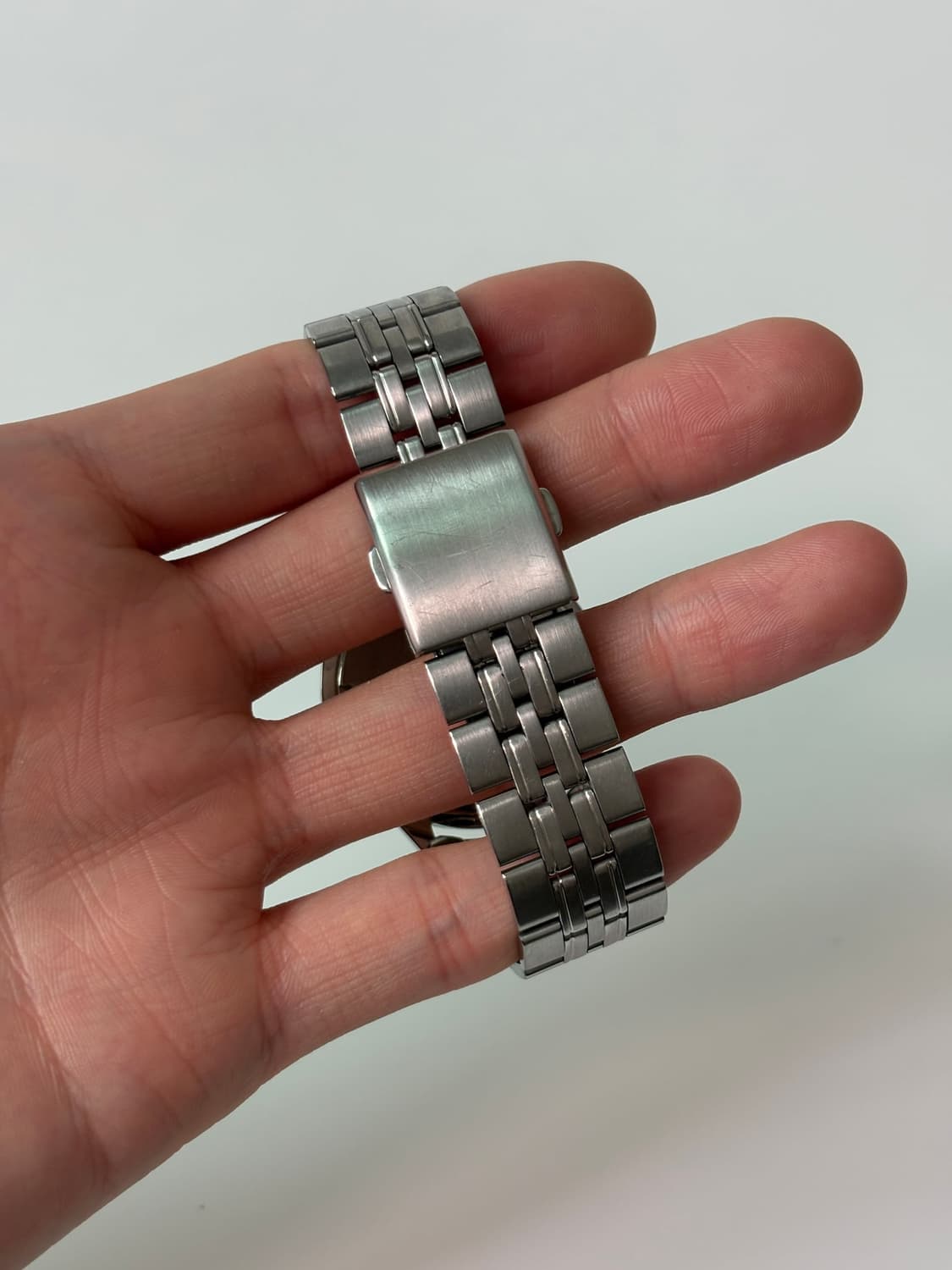 1990s Luminous Dial Silver Quartz 상품이미지7