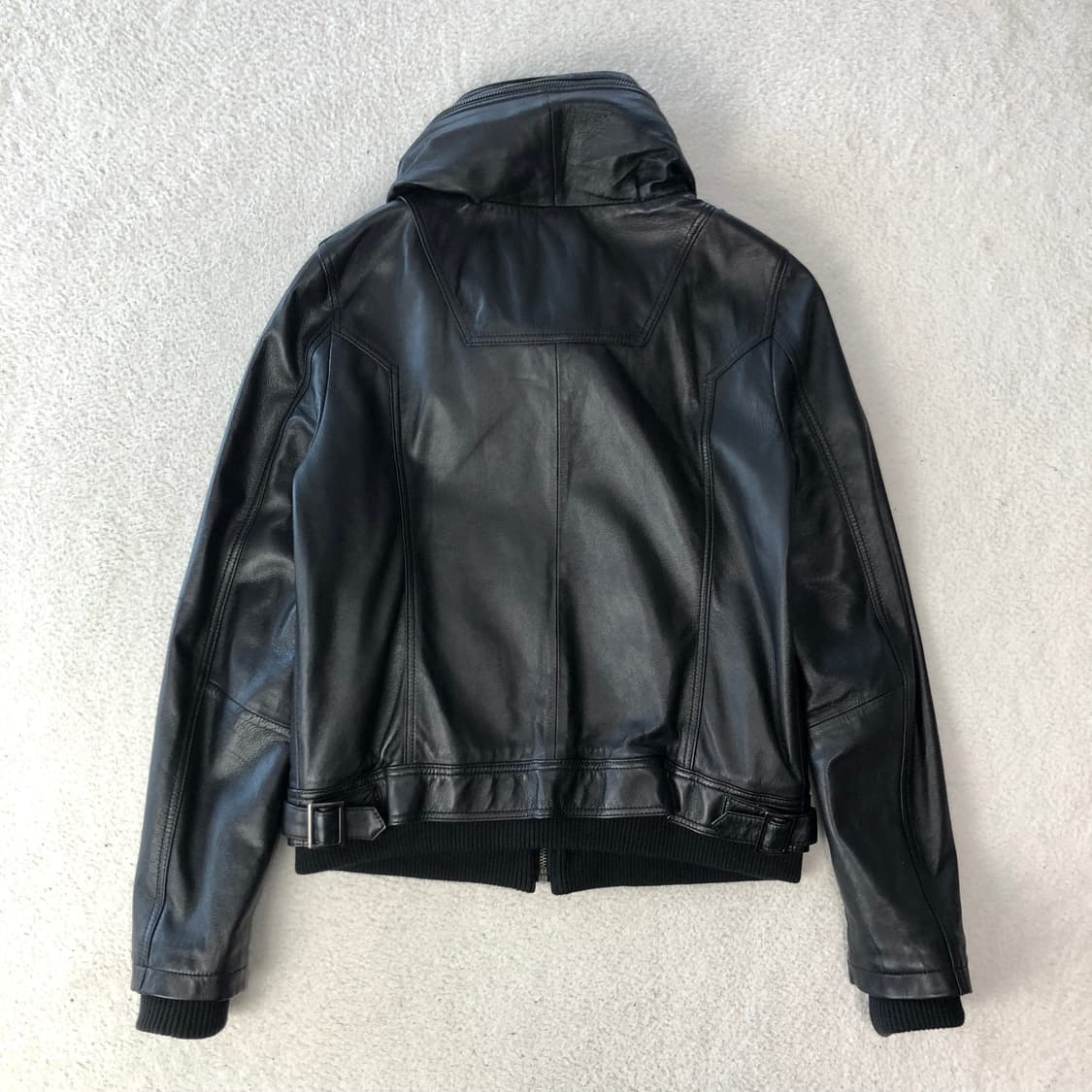 데무 이태리 레더자켓  상품이미지2